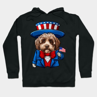 Funny 4th of July Lagotto Romagnolo Dog Hoodie